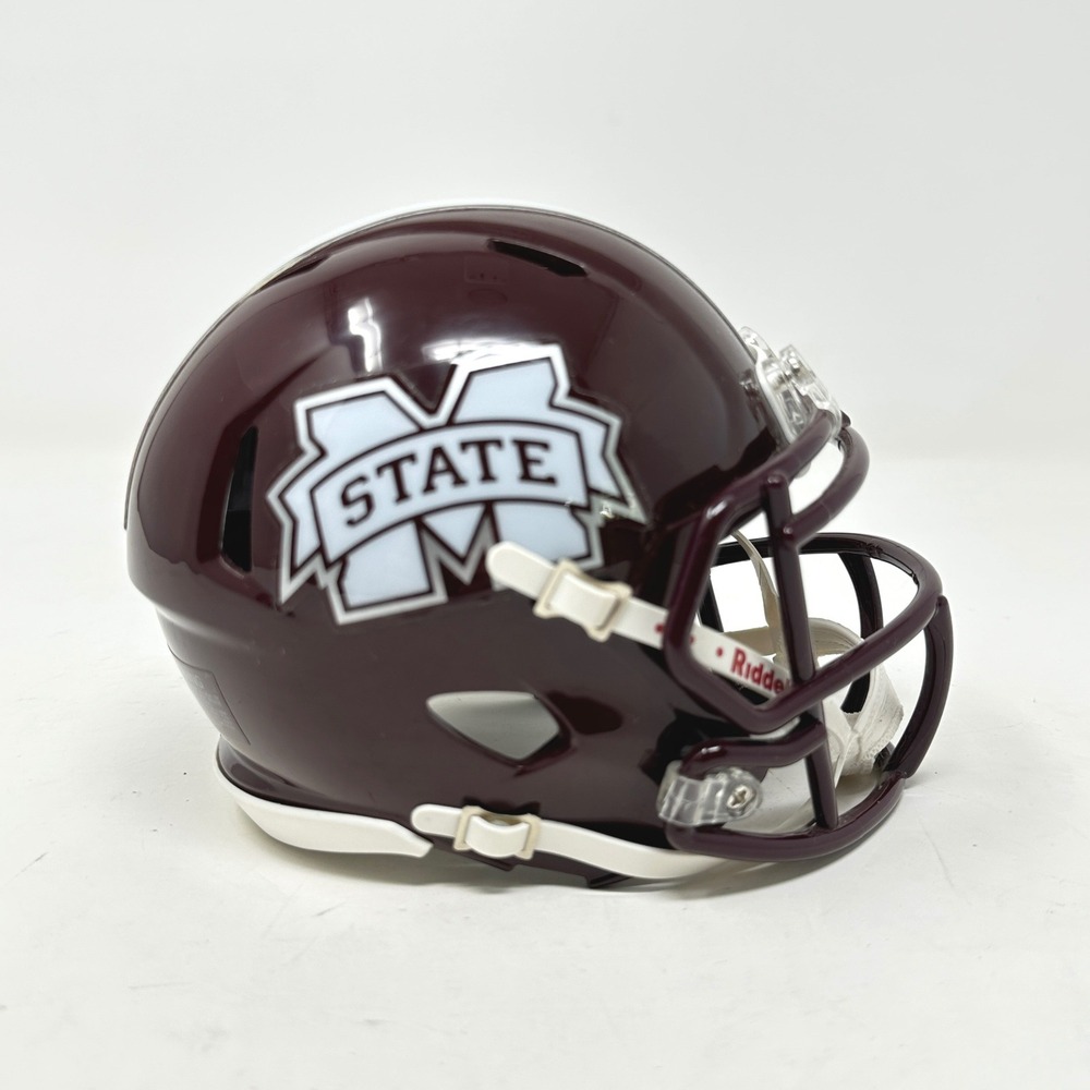 Riddell Mississippi State Bulldogs NCAA Mini Football Helmet Maroon White MSU